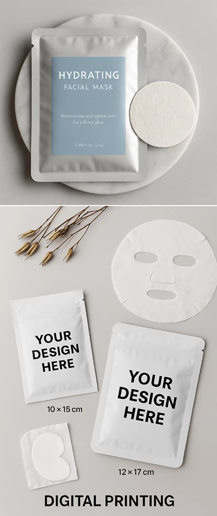 Facial Mask Pack for Hotel Amenities